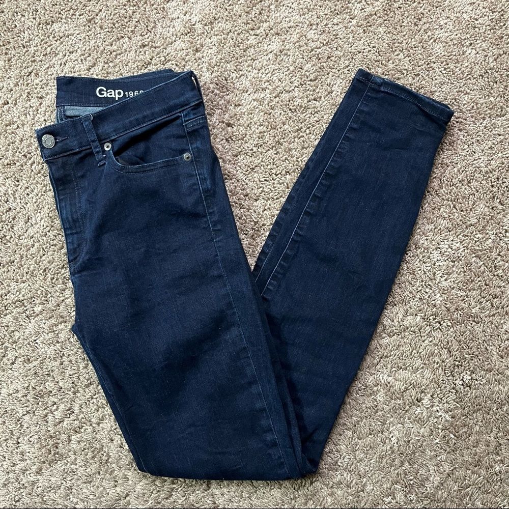 Gap 1969 28L Resolution True Skinny Jeans LONG